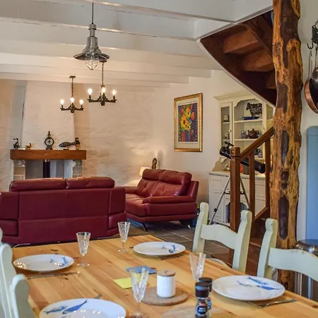 Awesome In Guezennec With Kitchen Holiday home